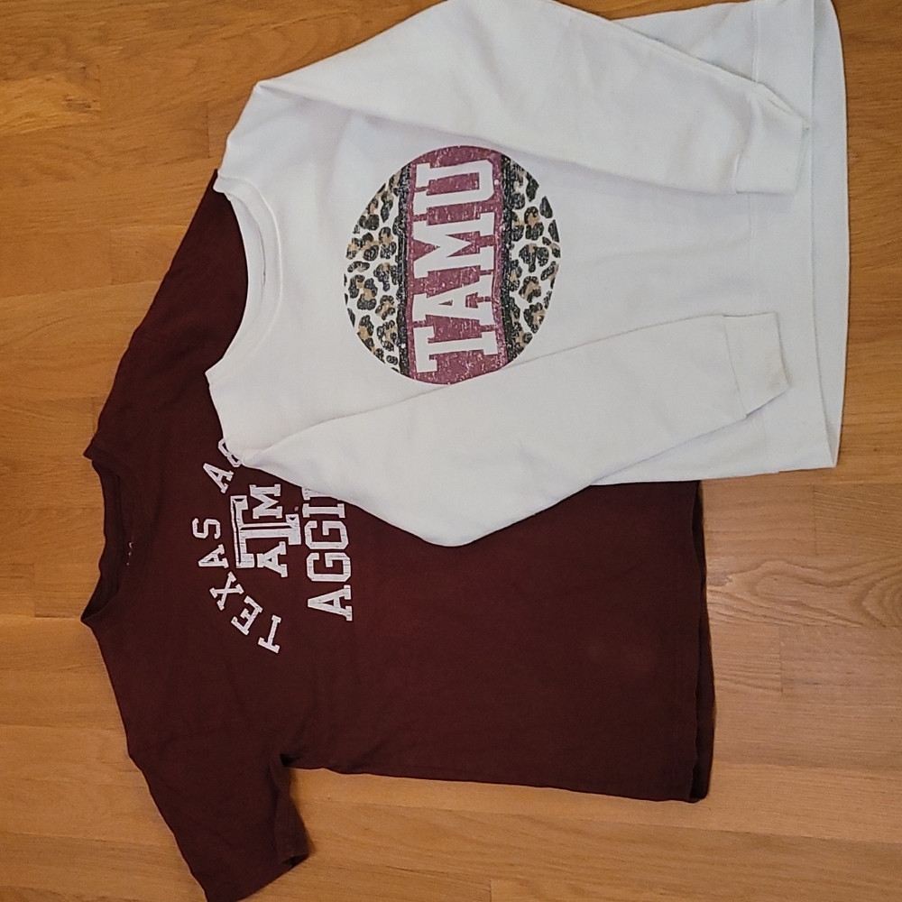 2 for $6 - Texas A & M - Kids T & Sweatshirt - Size L